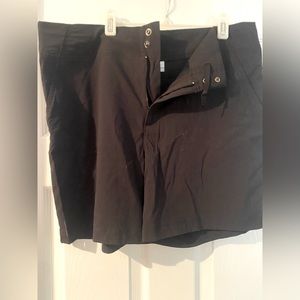 Eddie Bauer black shorts size 12
